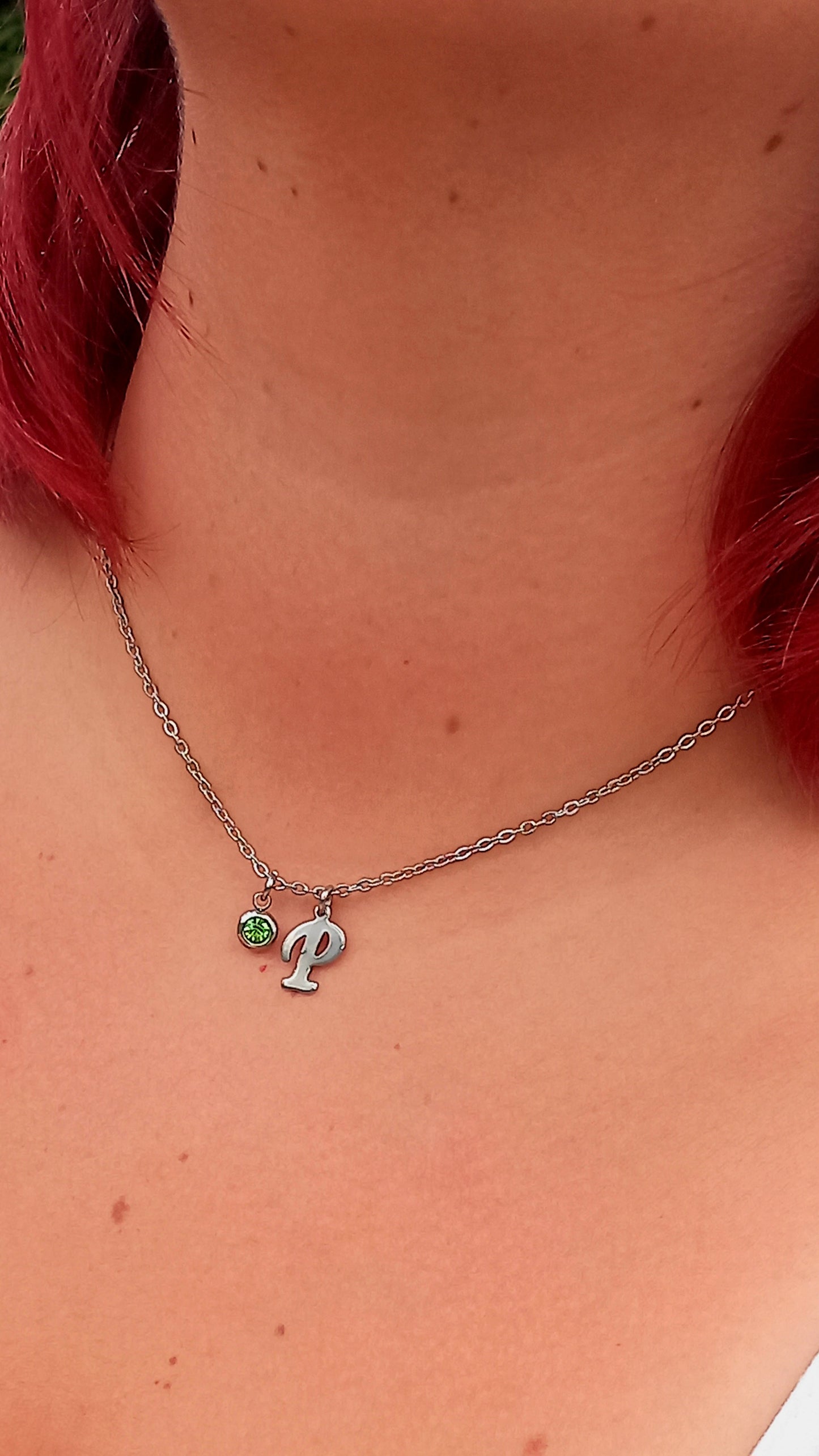 Collier "LOUISA" initial - LilyBijoux