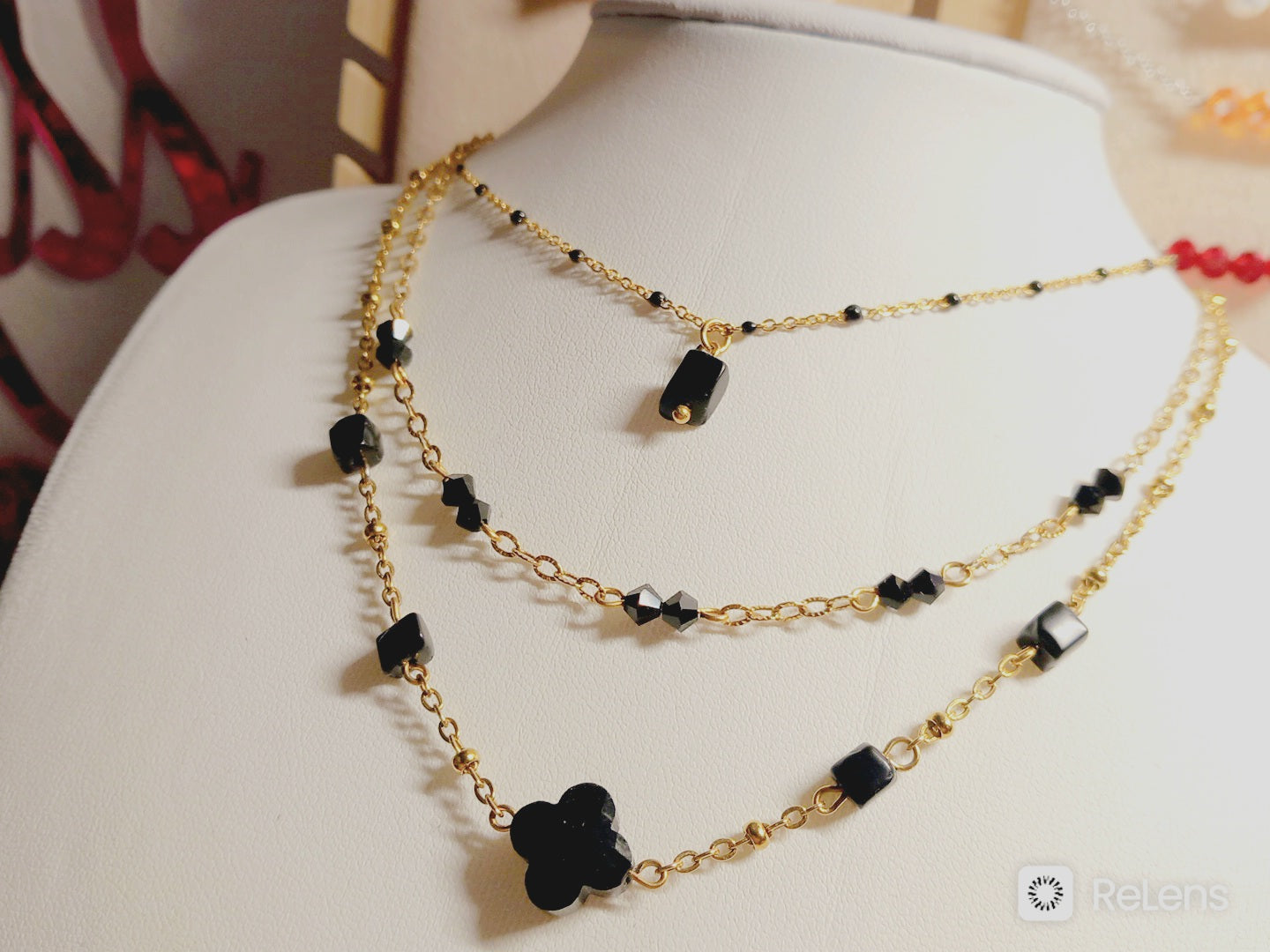 Collier trèfle "Elisa"